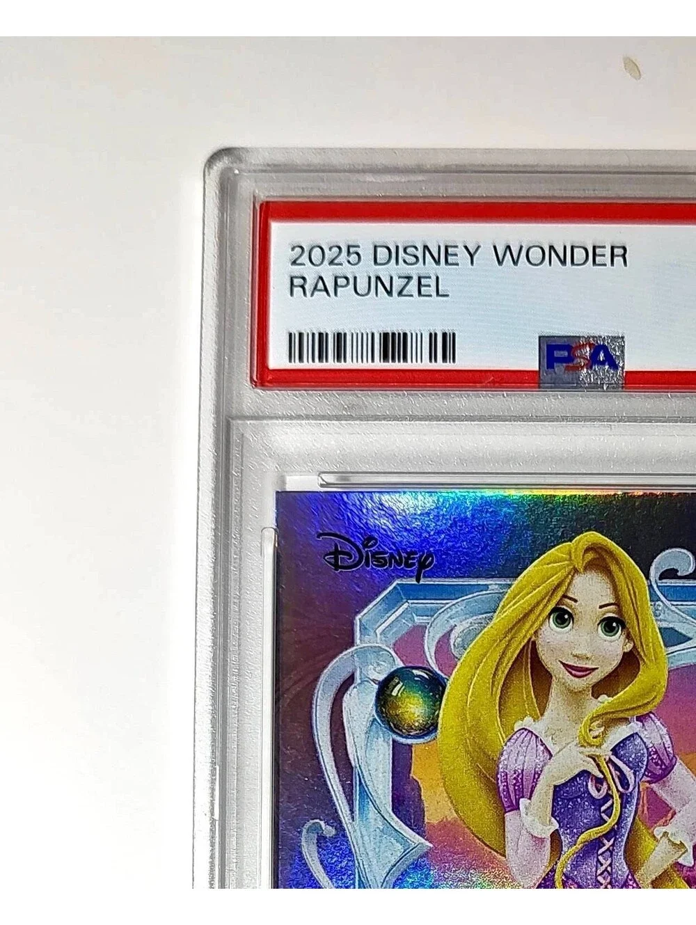 Rapunzel 2025 Topps Disney Cartoon Princess #160 Card Tangled PSA 8
